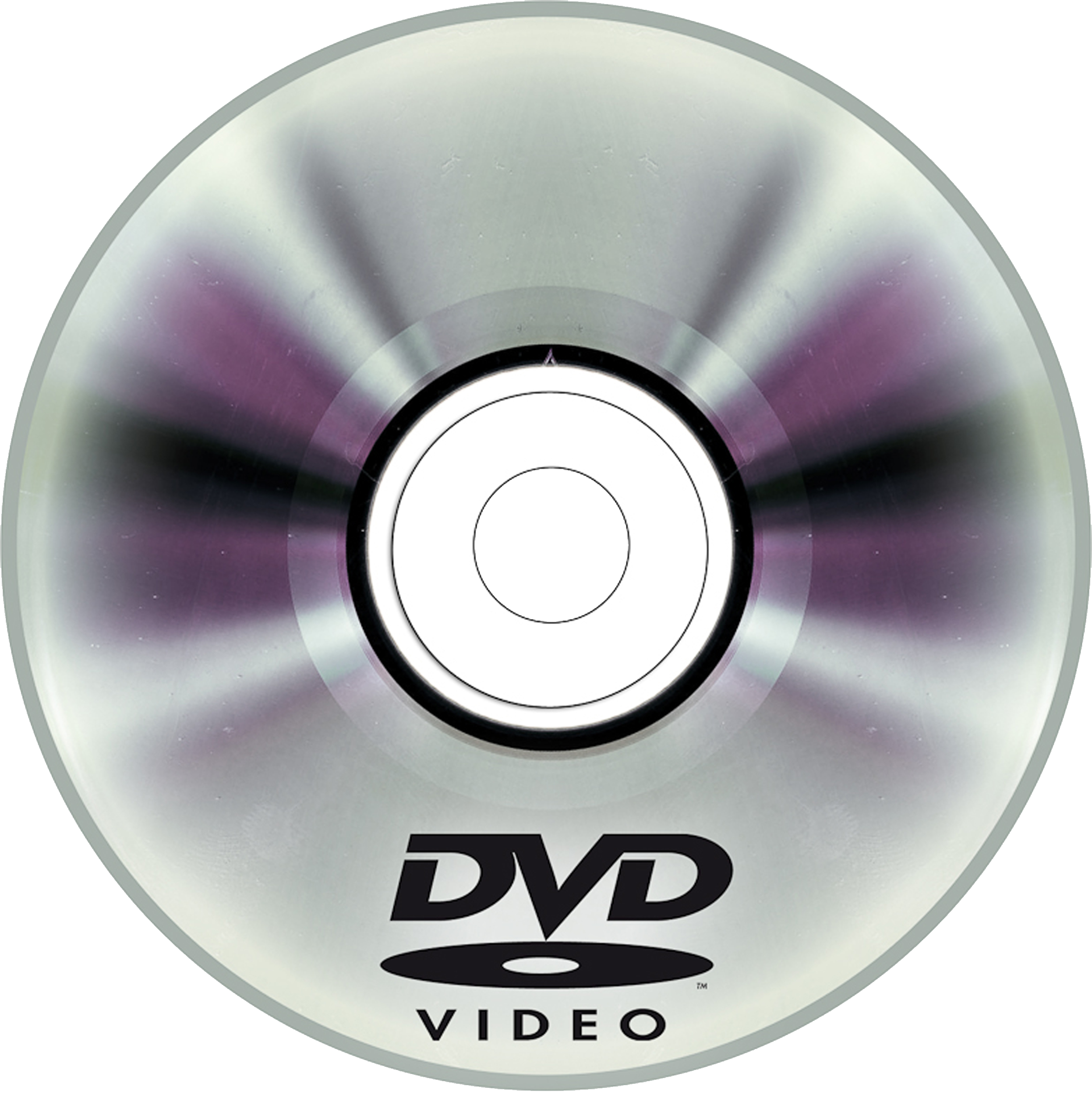 CD disk on a transparent background. A realistic compact disc