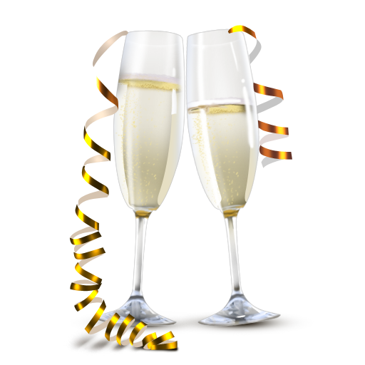 Champagne Glasses Png Transparent Image Download Size 512x512px