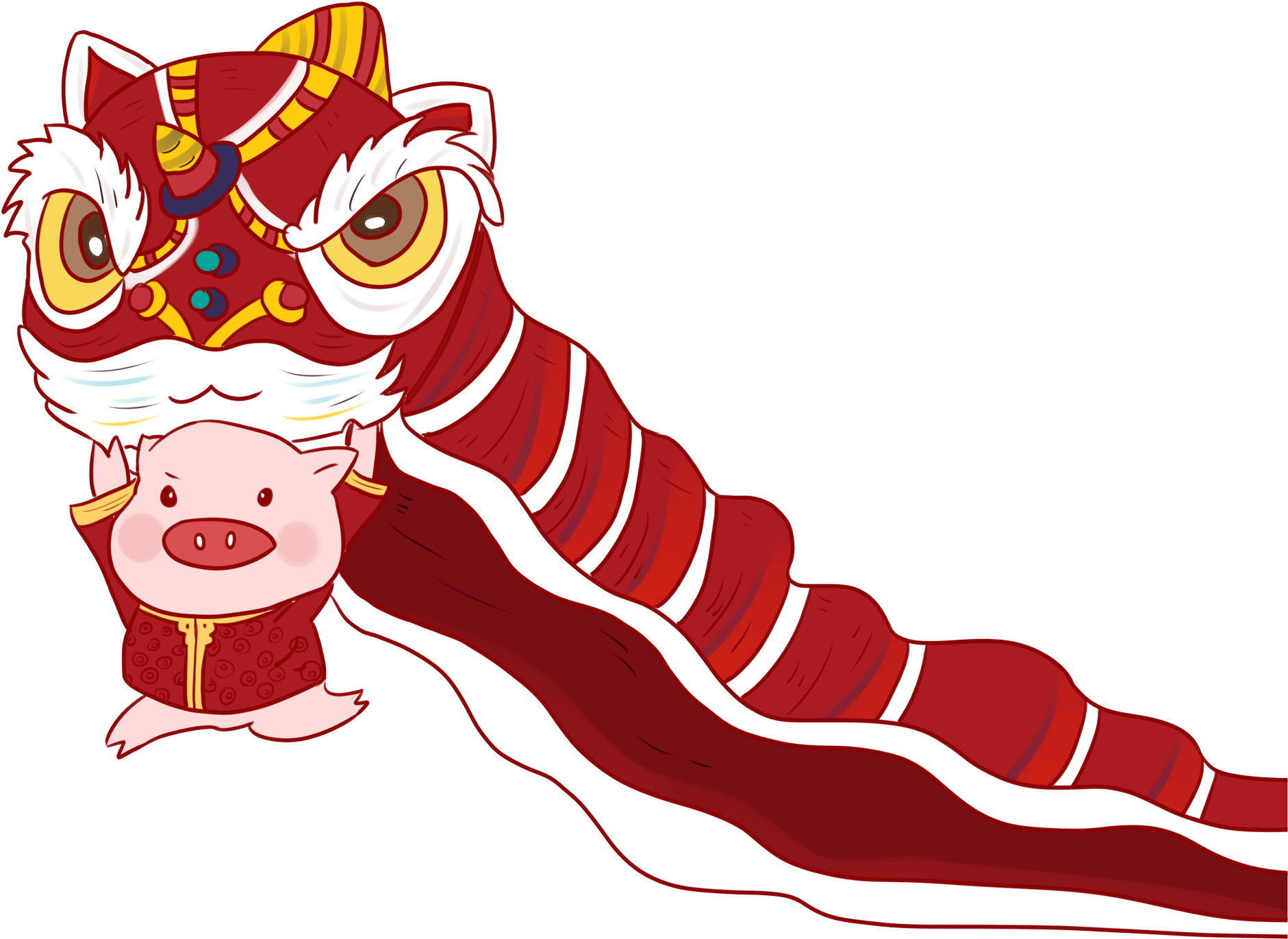 Chinese New Year PNG transparent image download, size: 1881x1371px