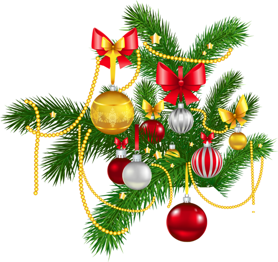 Christmas decoration PNG transparent image download, size: 895x845px