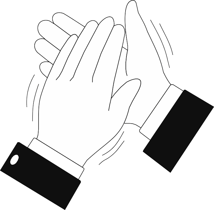 Clapping Hands Png Transparent Image Download Size 716x700px