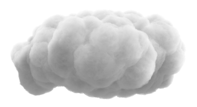 Cotton clouds transparent background PNG clipart