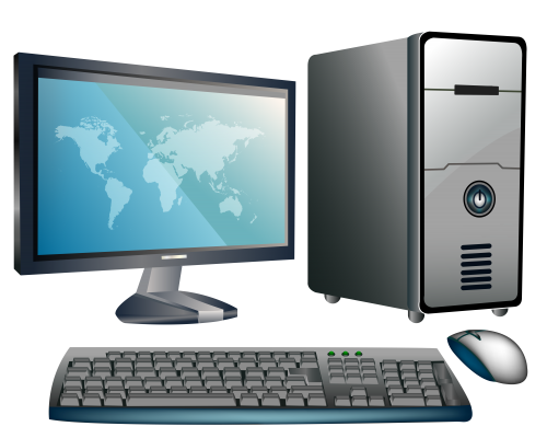 Computer Desktop Pc Png Transparent Image Download Size 500x400px