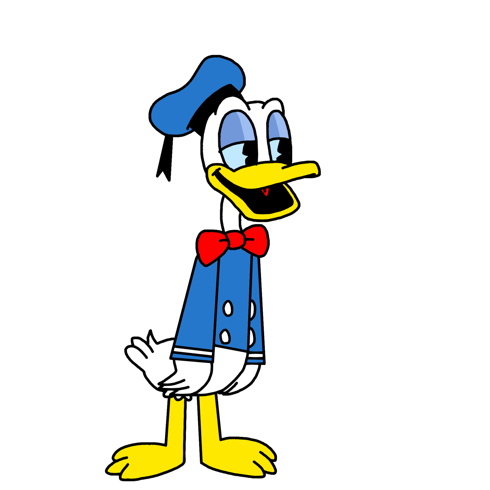Donald Duck PNG transparent image download, size: 1600x1600px