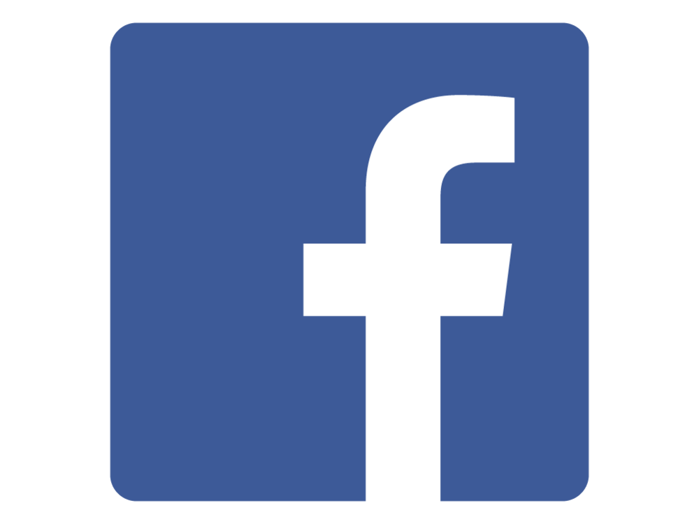 facebook logo black transparent