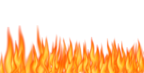 Flame fire PNG transparent image download, size: 495x250px