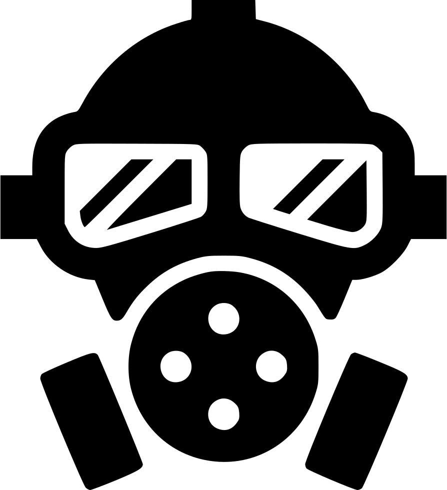 Face Mask-gas Mask-toxic-png-svg-jpg-instant Download 