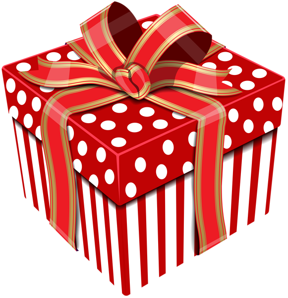 Gift box PNG transparent image download, size: 581x600px