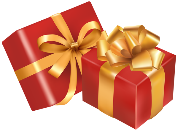 Gift box PNG transparent image download, size: 600x444px