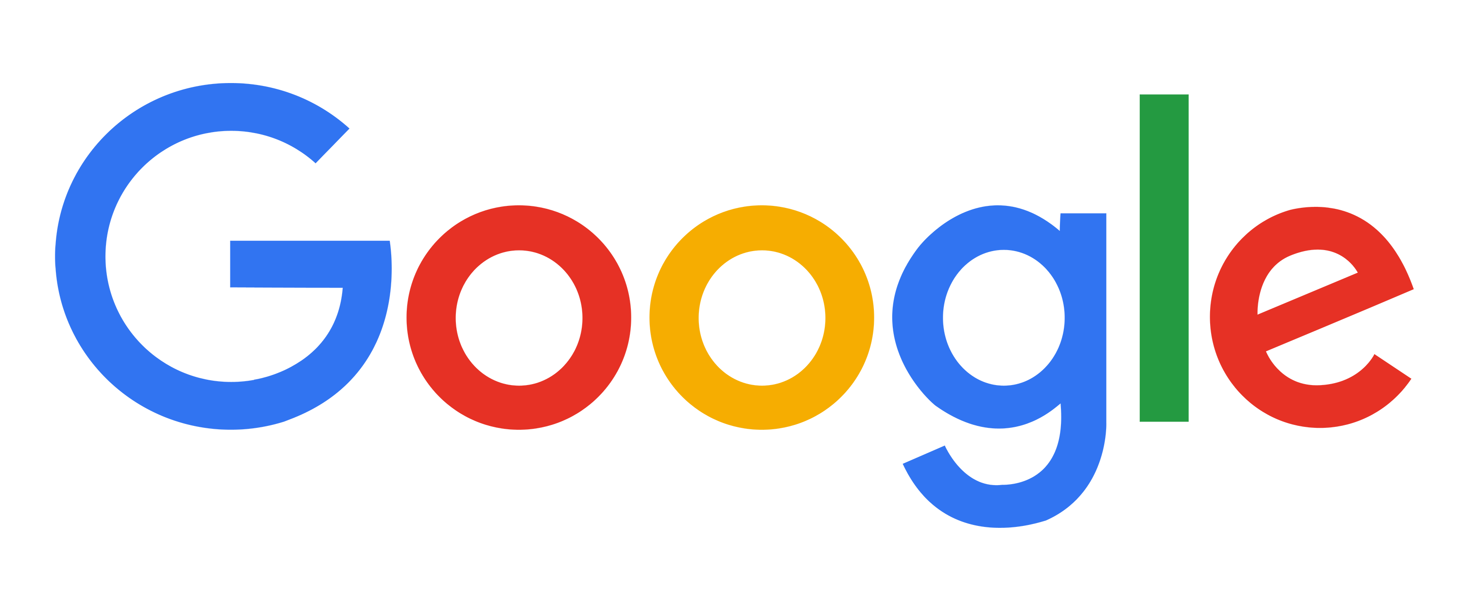 Google logo PNG transparent image download, size: 3000x1250px