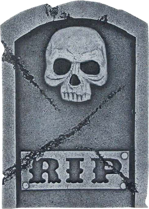 Halloween, grey concrete RIP tombstone transparent background PNG clipart
