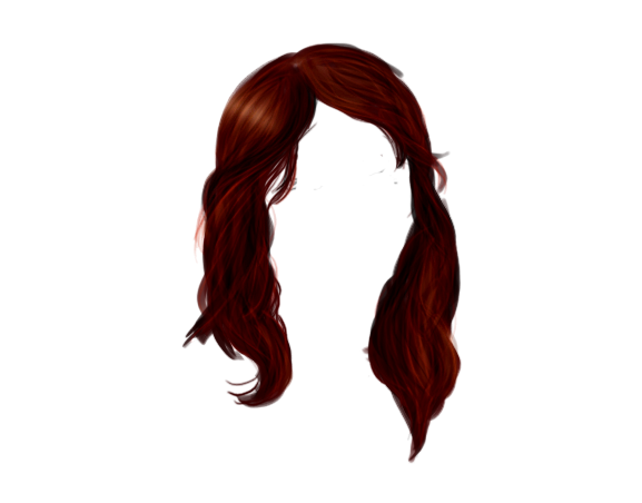 red brown hair clip arts