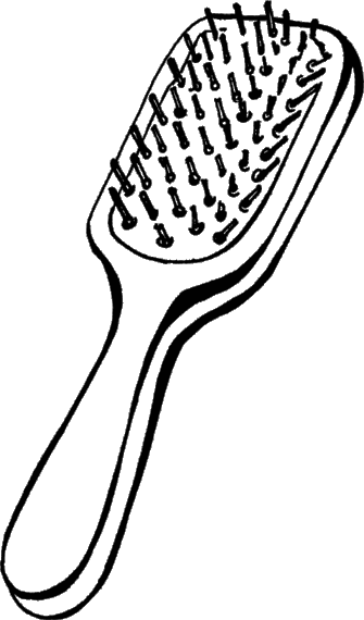Hairbrush PNG transparent image download, size: 335x570px