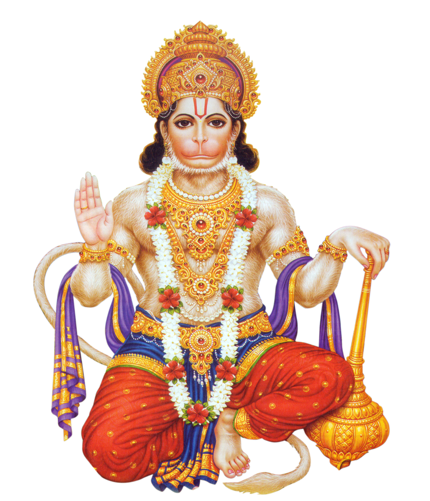 Hanuman PNG transparent image download, size: 1372x1600px
