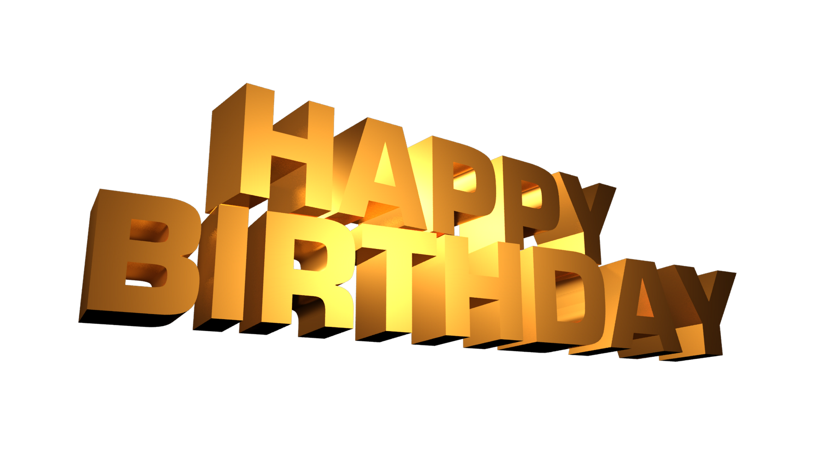Happy Birthday PNG transparent image download, size: 1600x900px
