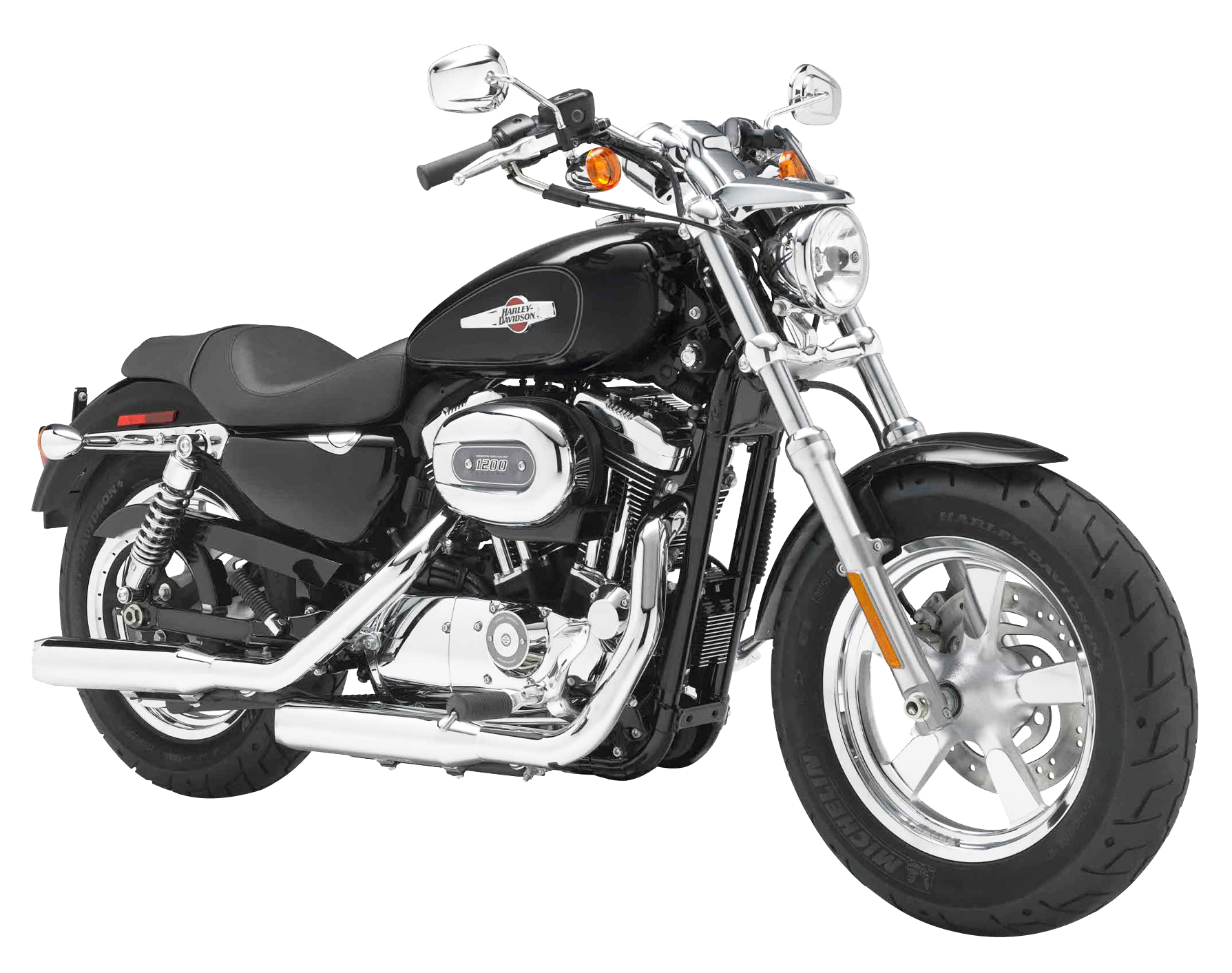 Harley Davidson Motorcycle Png Transparent Image Download Size