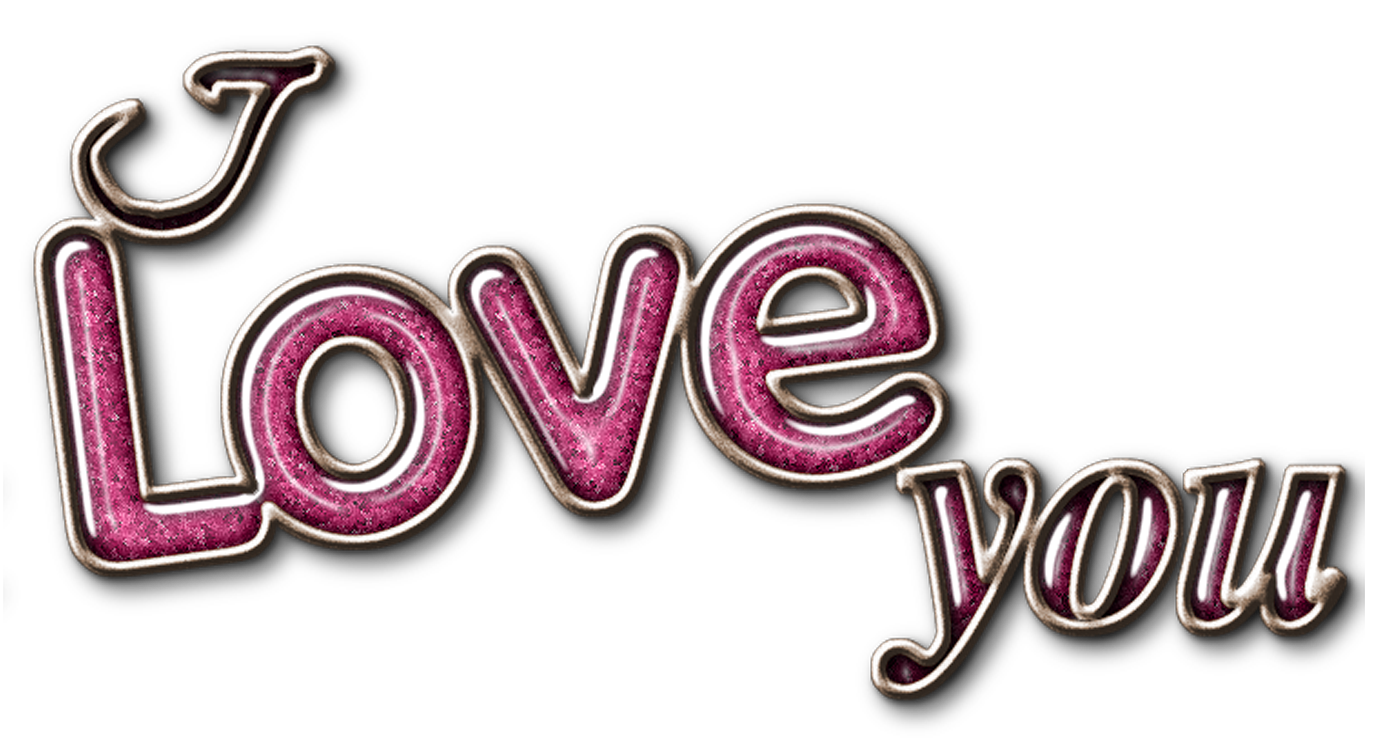 I love you PNG transparent image download, size: 1387x747px