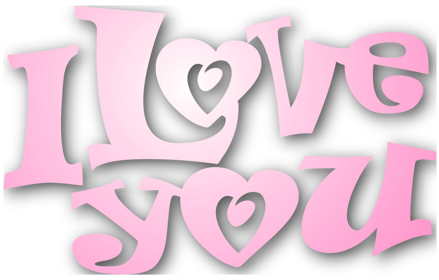 i love you clipart