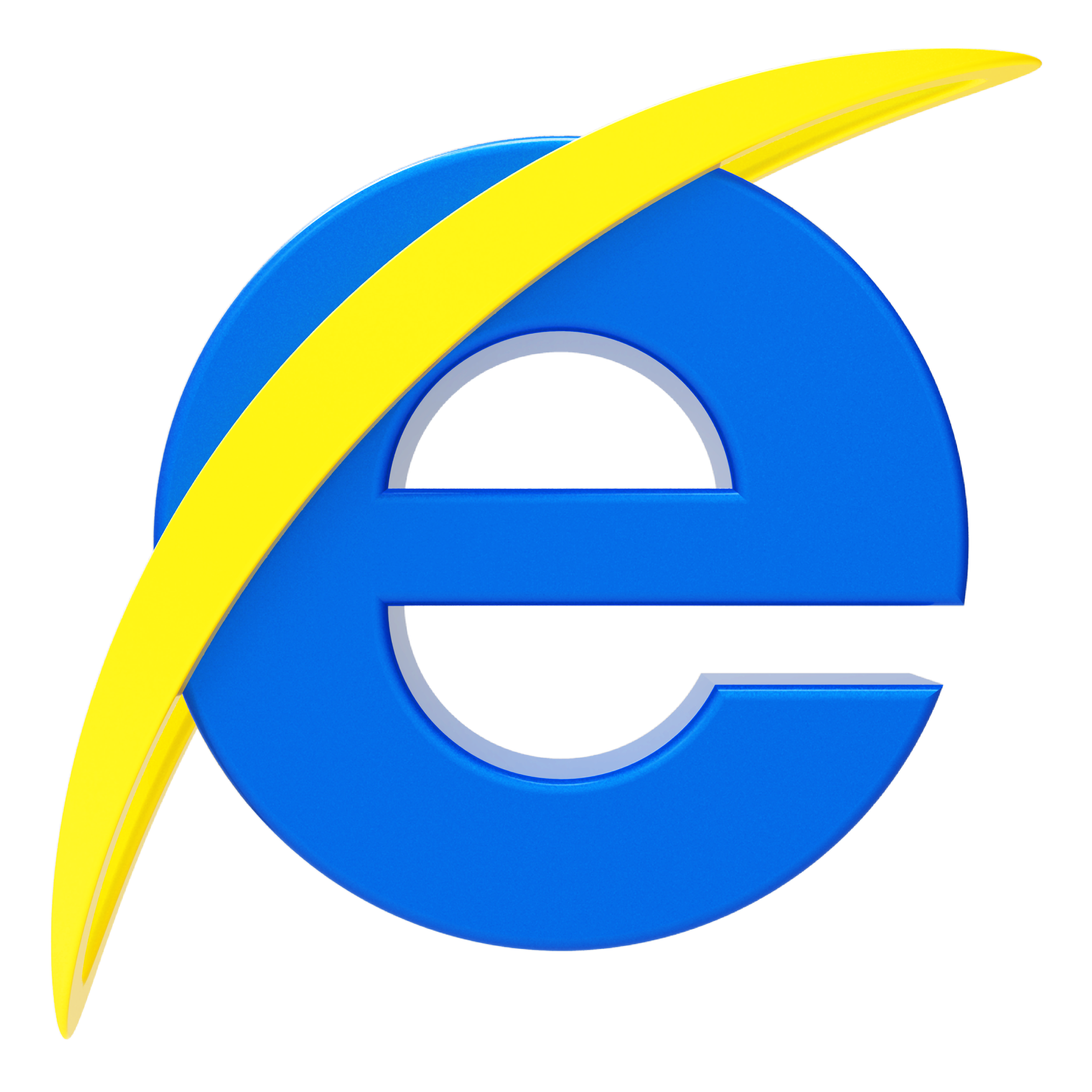 Internet Explorer logo PNG transparent image download, size: 3000x3000px