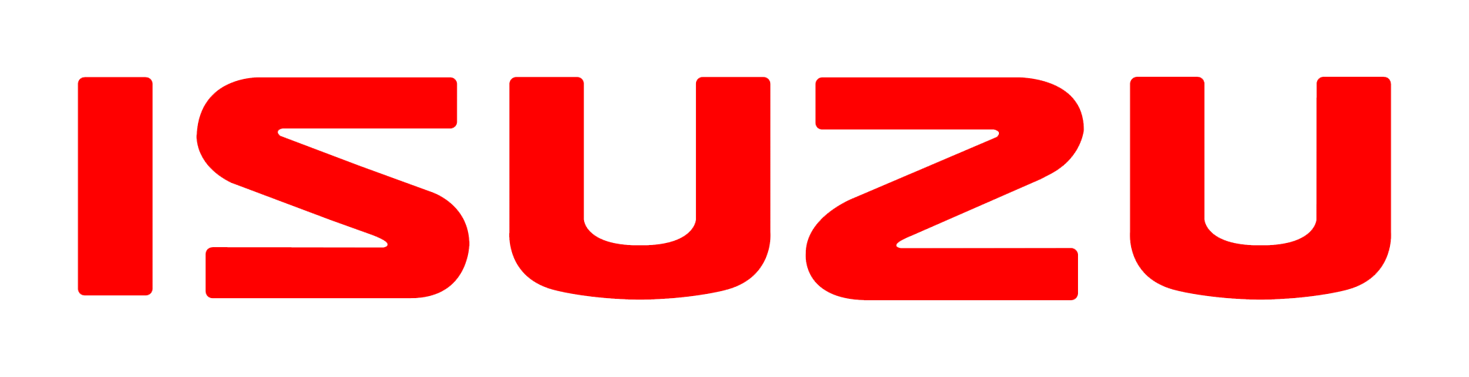 Isuzu logo PNG transparent image download, size: 2100x540px