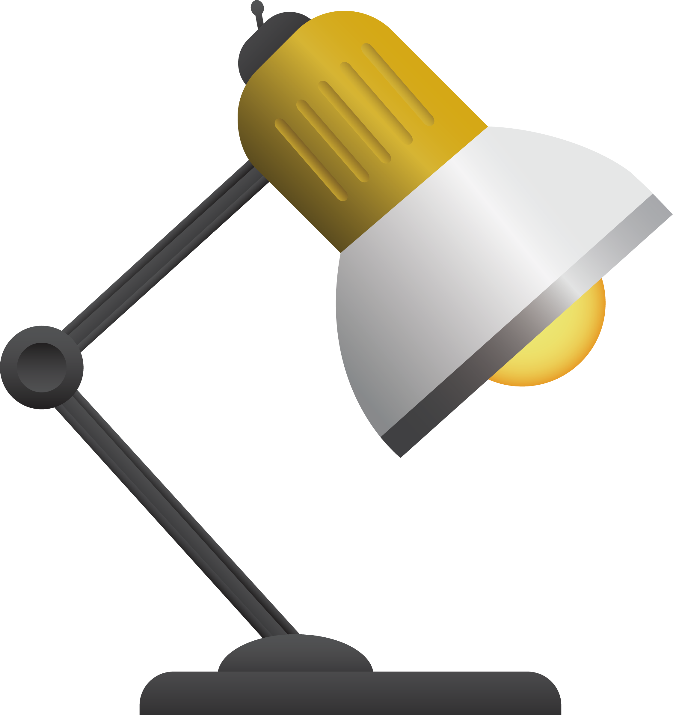 Table lamp PNG transparent image download, size: 2246x2385px