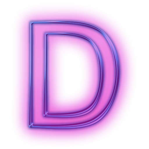 letter D PNG transparent image download, size: 512x512px
