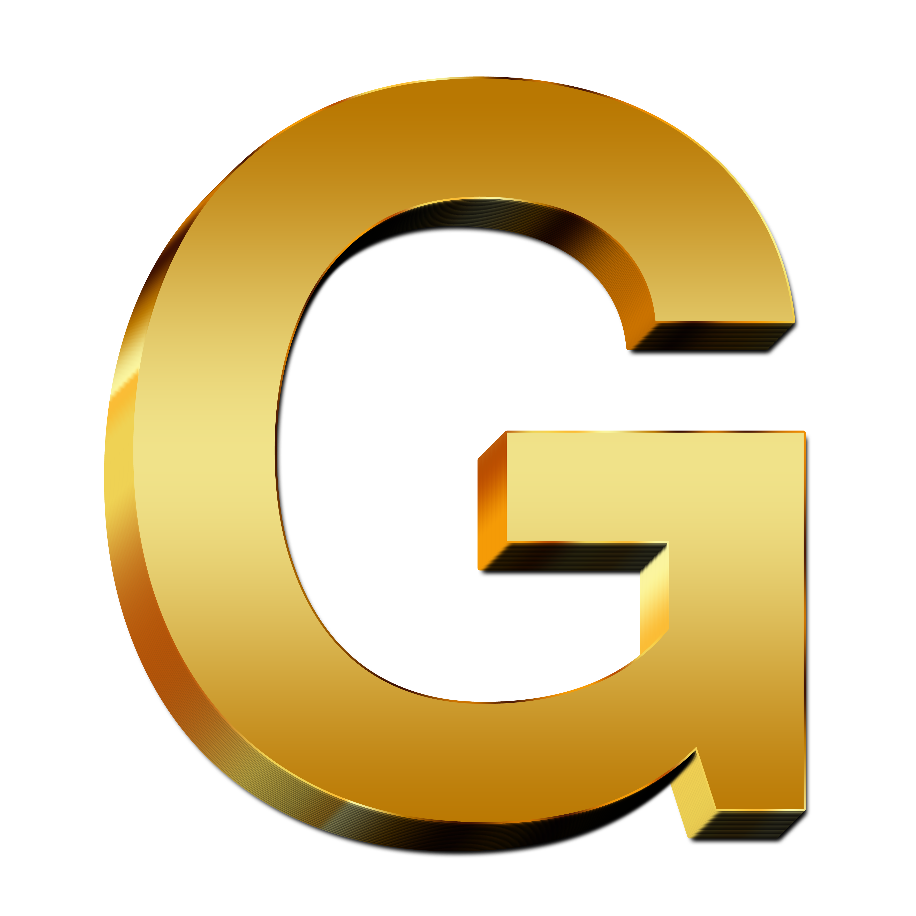letter G PNG transparent image download, size: 3543x3543px