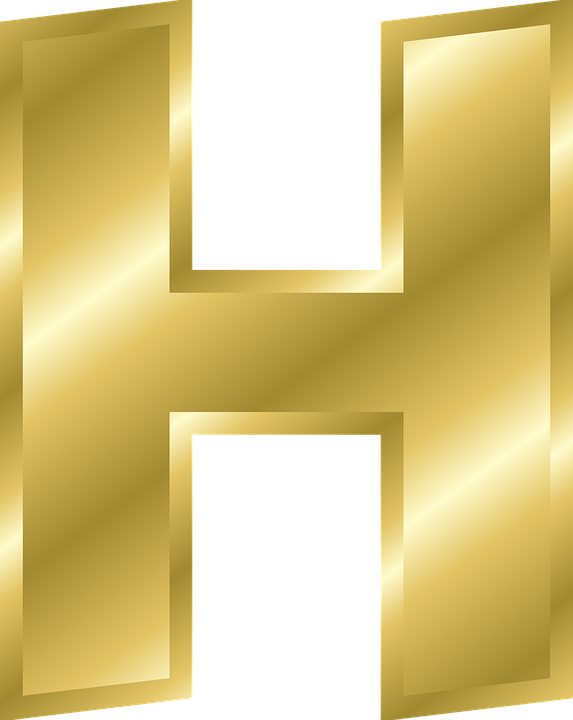 Letter H PNG transparent image download, size: 573x720px