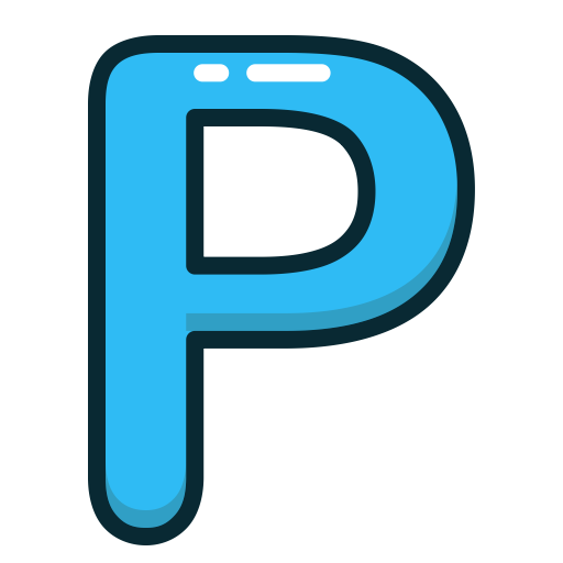 Letter P PNG transparent image download, size: 2048x2048px