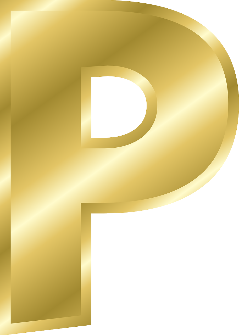 Letter P PNG transparent image download, size: 2048x2048px