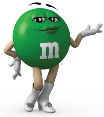 TIL that the seductive nature of the Green M&M is a reference to