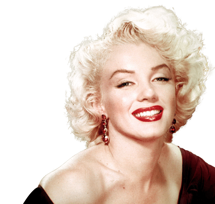 Marilyn Monroe PNG transparent image download, size: 720x684px