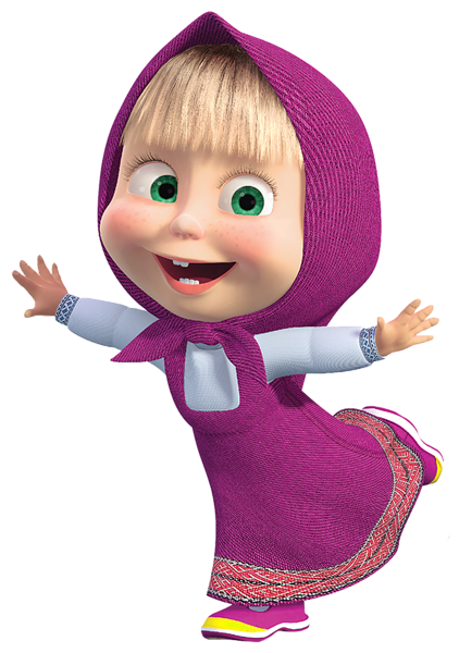 Masha and the Bear PNG transparent image download size 422x600px