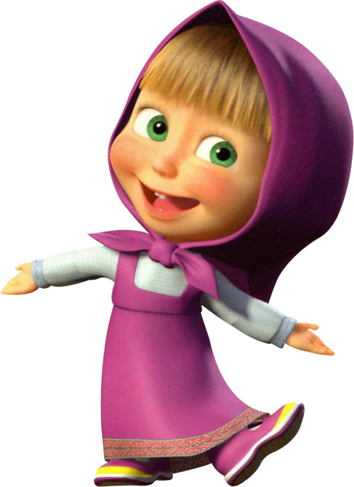 Masha and the Bear PNG, Masha PNG girl transparent image download, size:  500x688px