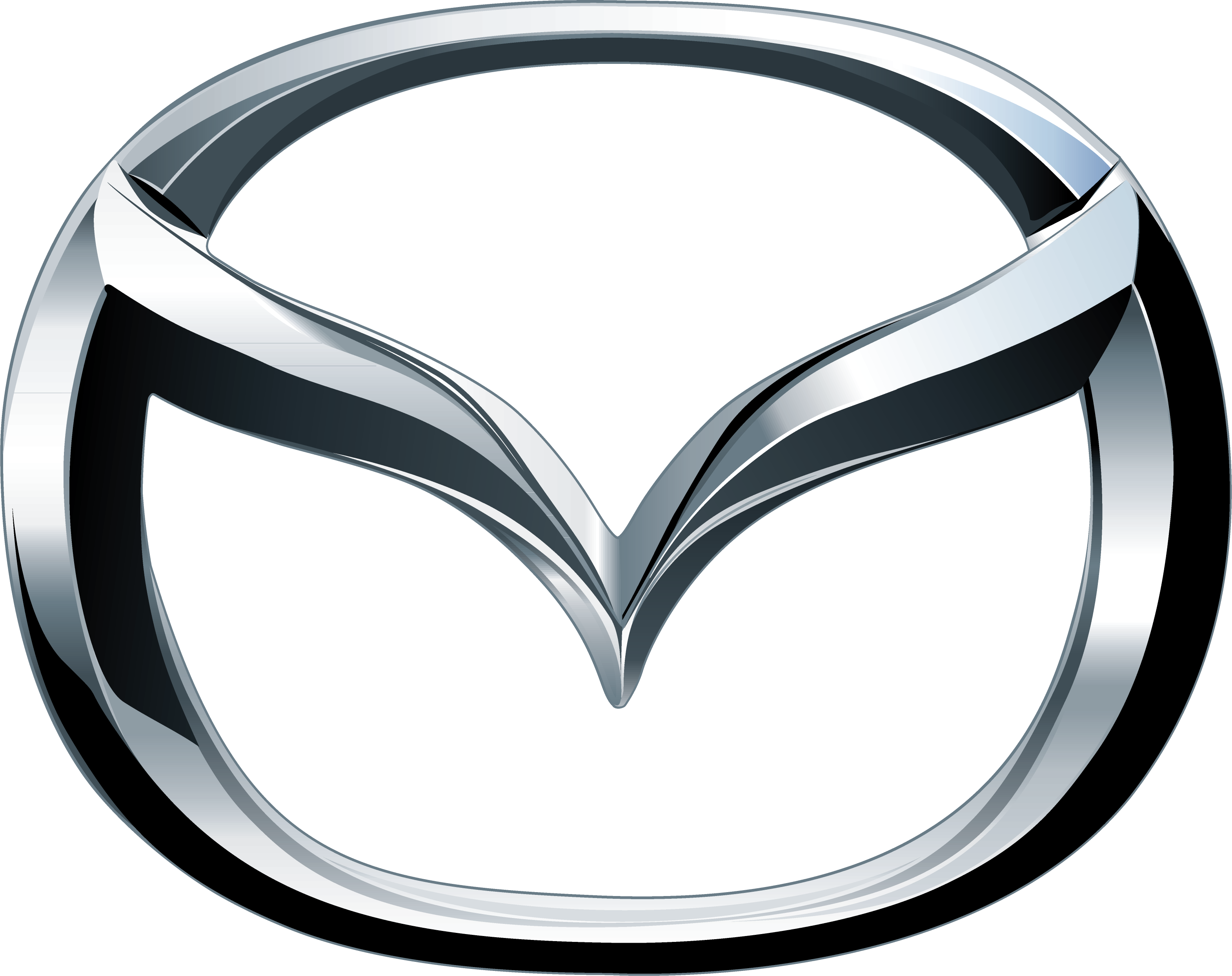 Mazda logo PNG transparent image download, size: 3141x2490px