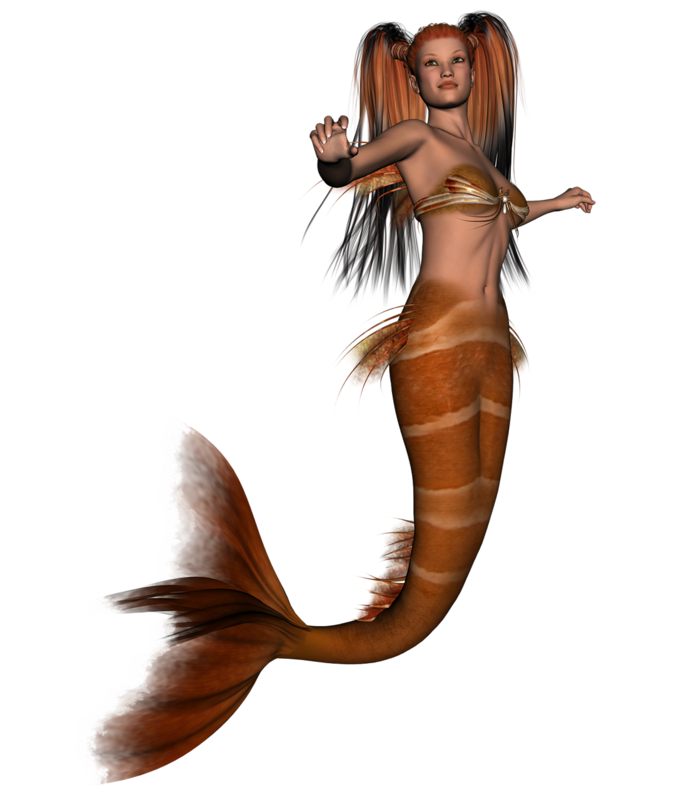 Magical Mermaid Tail - Mermaid Body- PNG overlay - Transparent Background