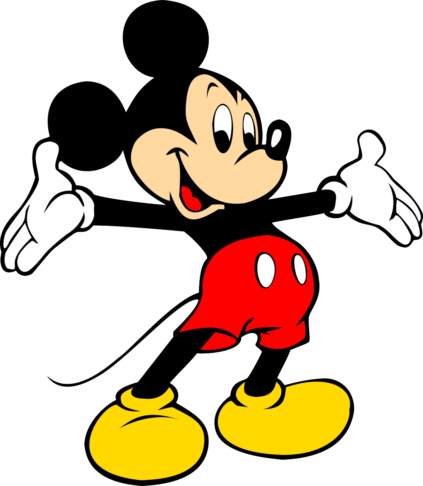 Mickey Mouse PNG transparent image download, size: 1534x1600px