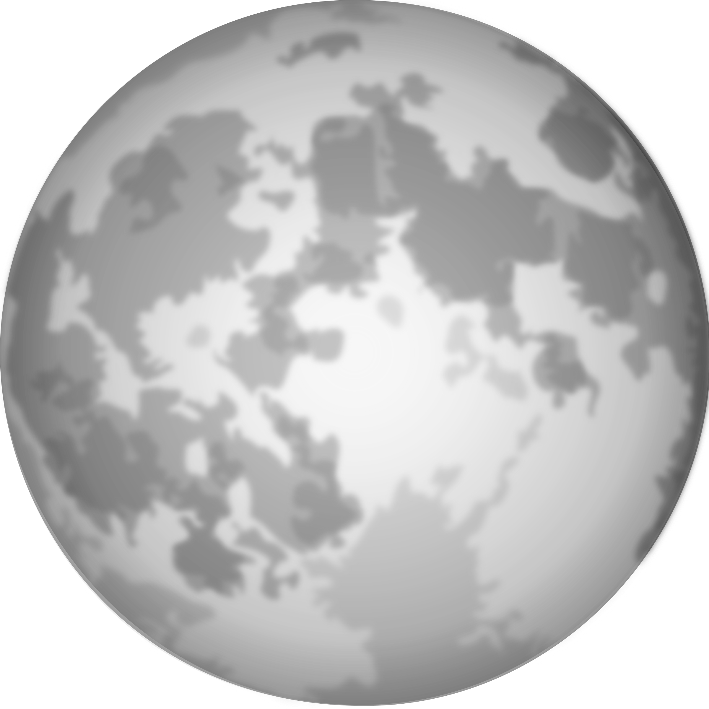 Moon PNG transparent image download, size: 2400x2400px