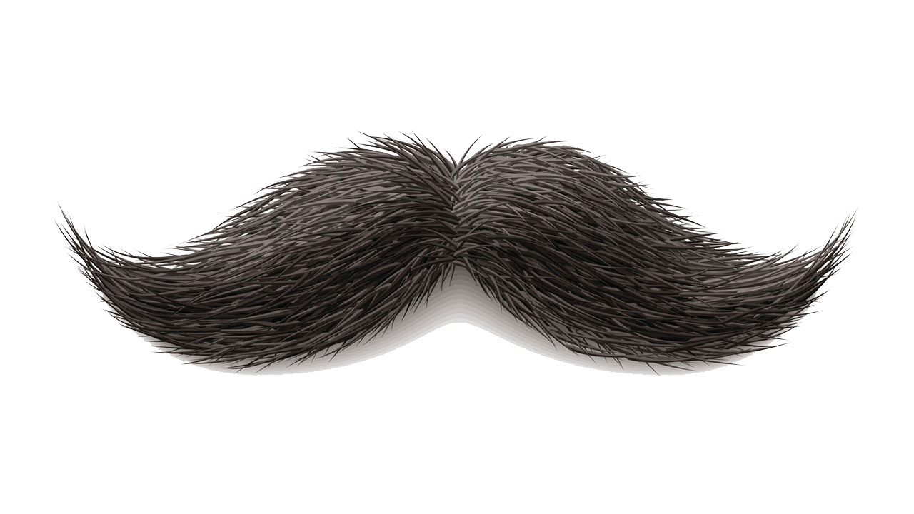 Moustache PNG transparent image download, size: 1280x720px