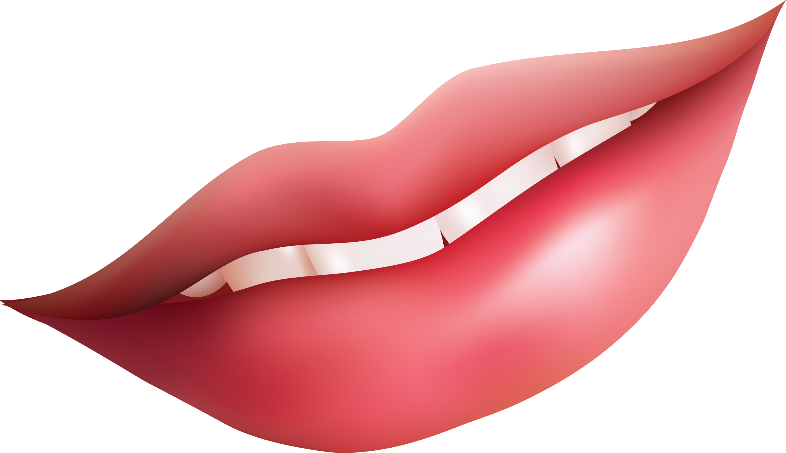 Smile mouth PNG transparent image download, size: 2755x1588px