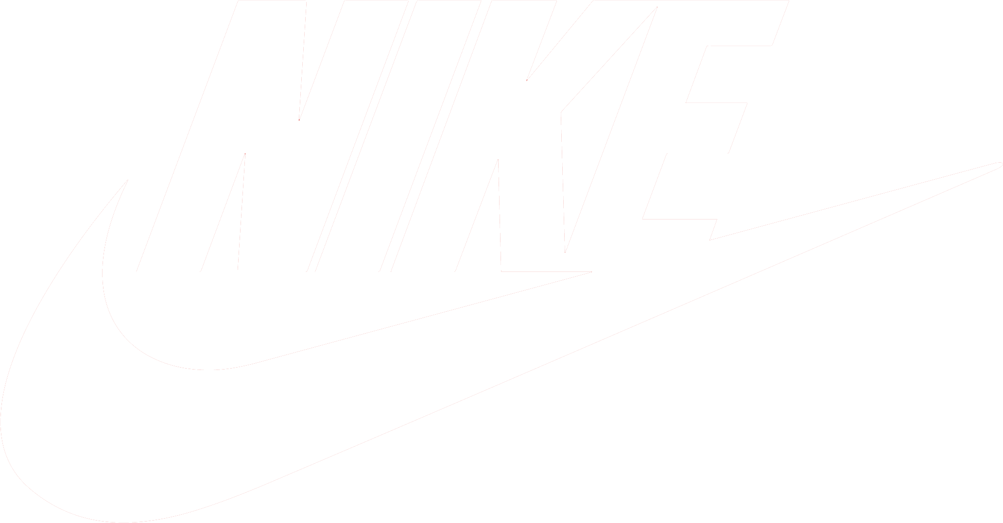 nike logo white transparent
