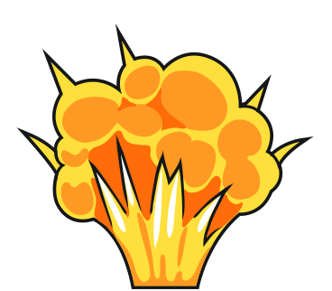 Nuclear explosion PNG transparent image download, size: 368x322px