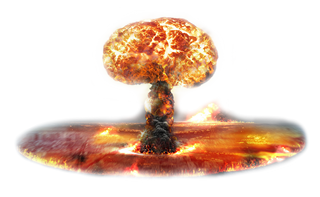 nuclear explosion transparent background