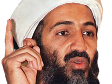 Osama bin Laden PNG transparent image download, size: 382x287px