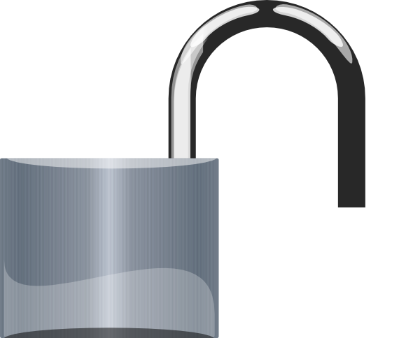 Locked And Unlocked Padlock Silver Stock Illustration - Download