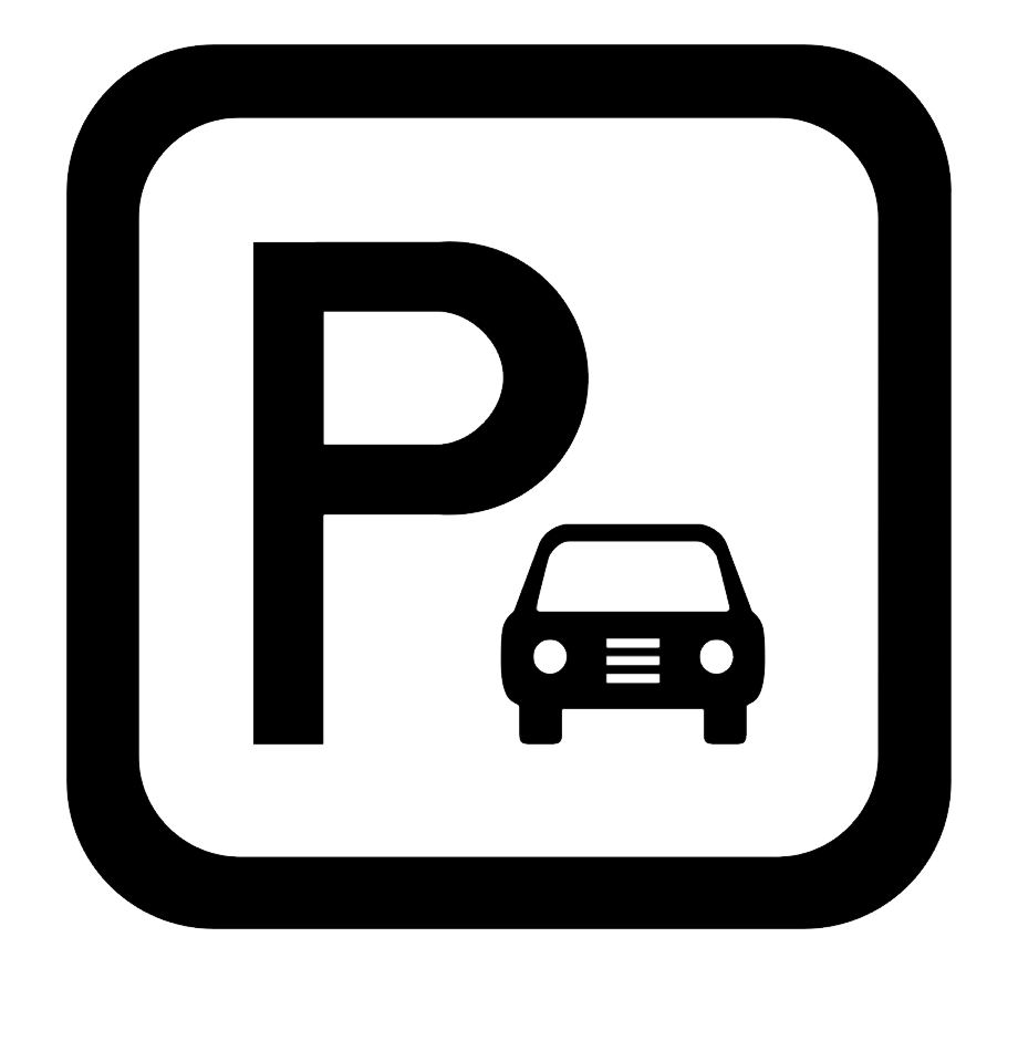 Parking app that connects vector logo design idea. | CanStock