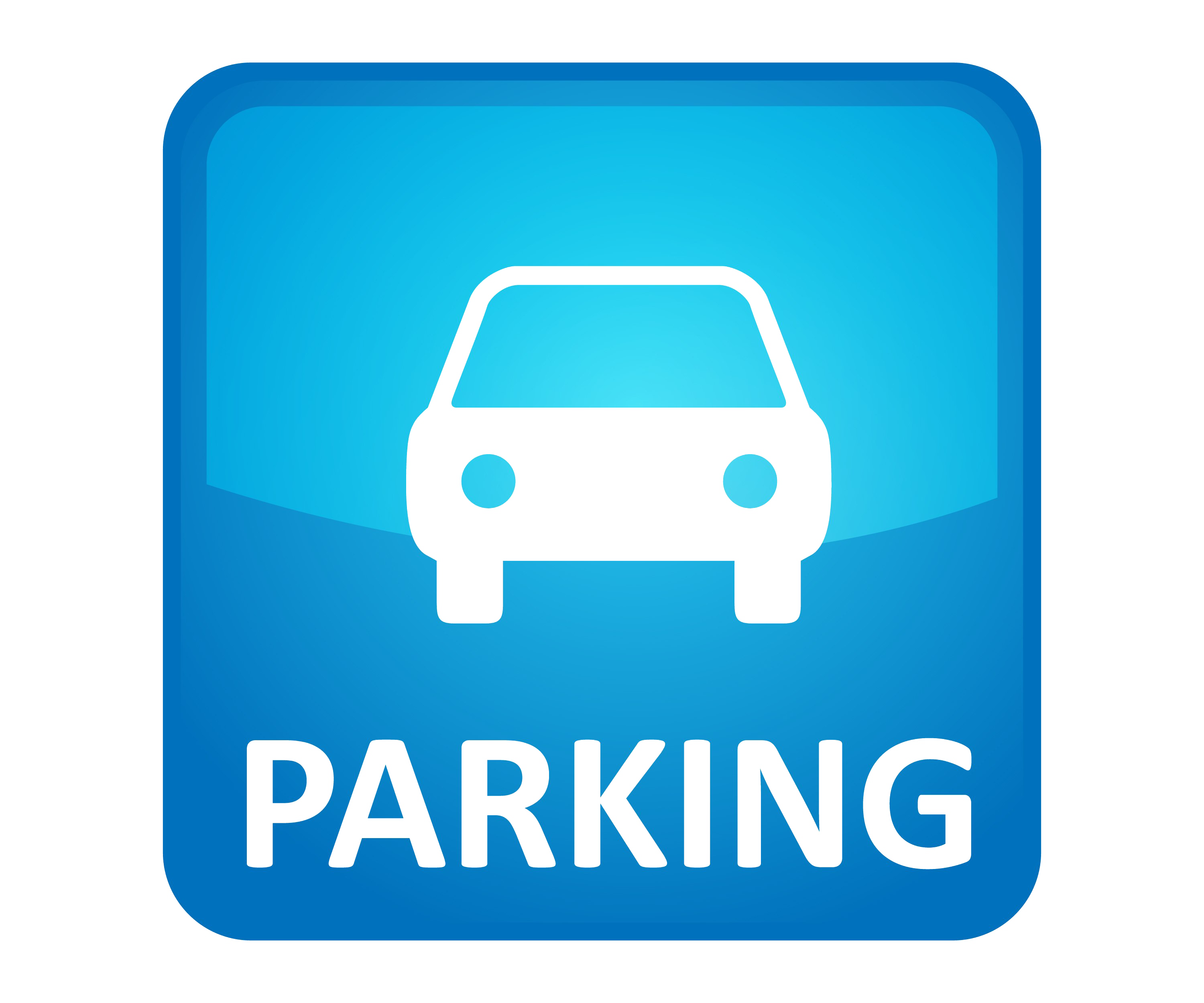 Multiple car icon. Car park symbol isolated
