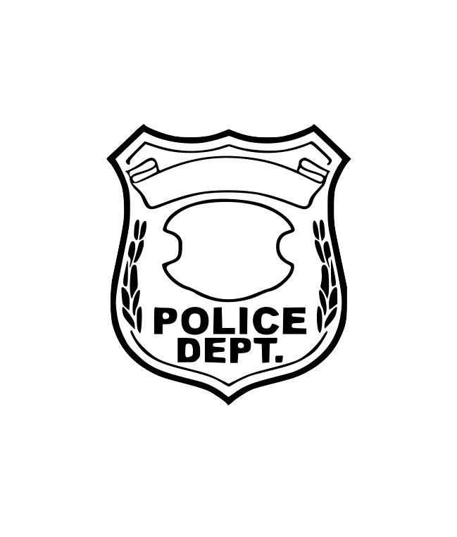 free police badge clipart