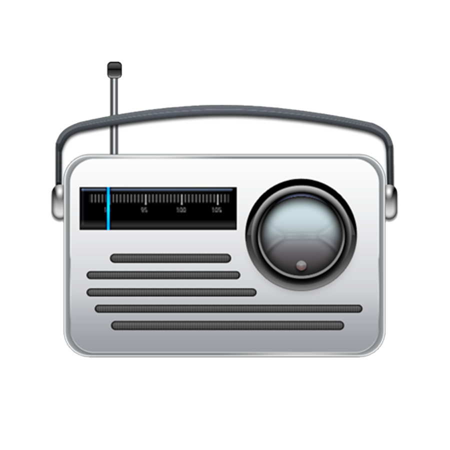 Radio PNG transparent image download, size: 900x900px
