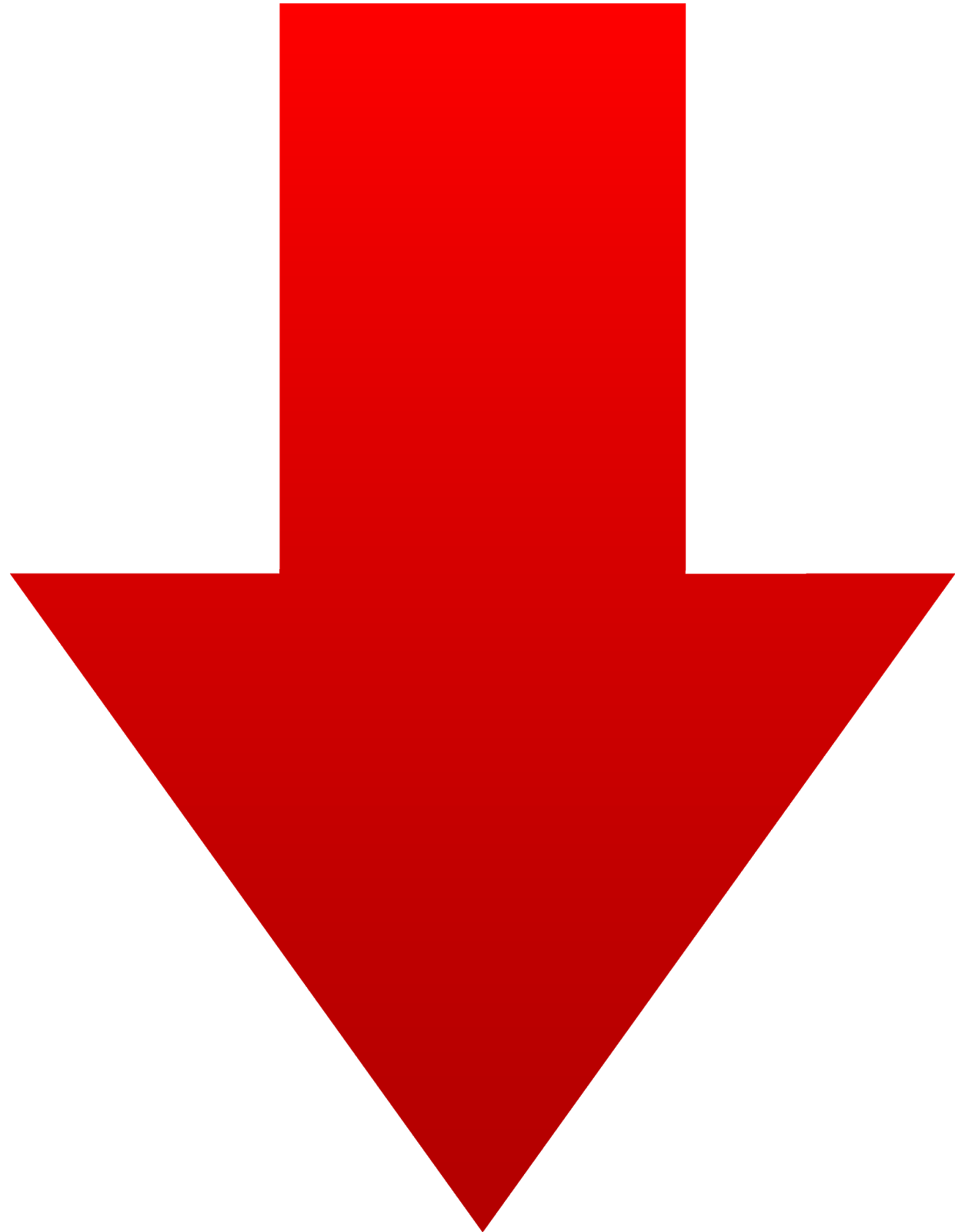 Red arrow PNG transparent image download, size: 1241x1600px